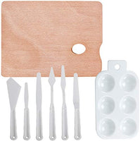 Juego de pintura acrílica MEEDEN de 48 piezas, kit de pintura de lujo con caballete de madera de haya, pinturas acrílicas de 24 x 0.4 fl oz, 12 pinceles acrílicos y suministros de arte adicionales para artistas, principiantes y adolescentes - Arteztik
