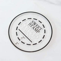 AmyCakes Sweet Stamp - Sello redondo para pasteles y cupcakes - Arteztik
