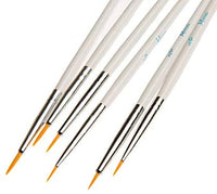 MEEDEN - Juego de pinceles para pintar en miniatura para detalles y pintura artística, acrílico, acuarela, aceite, miniaturas, modelos, kits de avión, uñas - Arteztik
