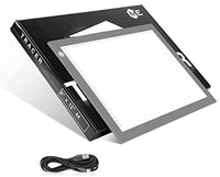 Mesa de luz de trazado ultrafina A4 LED tablero de copia NXENTC almohadilla de luz de dibujo almohadilla brillo ajustable plantilla artista trazado arte mesa de tatuaje verde - Arteztik
