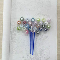Pintura DIY por números para adultos principiantes sin marco 16 x 20 pulgadas - Arteztik
