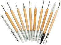Sculpt Pro Pottery Kit de herramientas – 11 piezas 21 herramientas para esculpir arcilla principiante – Gran regalo - Arteztik
