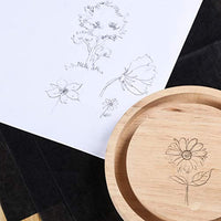 Papel de transferencia de carbono para carpintería, 100 unidades, color negro, para madera, papel, lienzo y otras superficies de arte - Arteztik
