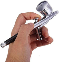 Spedertool Modelo 130 - Kit de aerógrafo de doble acción por gravedad diseñado con punta de 0.012 in, vaso fluido y cola ajustable - Arteztik
