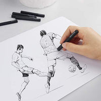 MyLifeUNIT - Lápices de dibujo cuadrado para artistas, 6 unidades (2H, HB, 2B, 4B, 6B y 8B) - Arteztik
