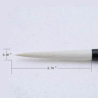 mb023 – 1 hmay enorme de caligrafía china tradicional Brush/Sumi Pintura Dibujo Brush Plus bambú Wrap - Arteztik

