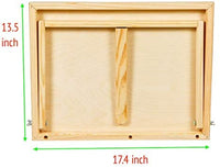 Caballete de mesa de madera maciza para estudio, pintura de escritorio de madera de pino resistente, mesa de dibujo, tabla de dibujo y caballete de exhibición. - Arteztik

