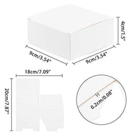 PH PandaHall 30 cajas de jabón, cajas de embalaje de cartón para jabón, cajas de regalo para hacer dulces, cajas de embalaje de regalo, cajas de regalo para dulces, 3.5 x 3.5 x 1.5 pulgadas - Arteztik
