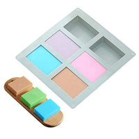 Paquete de 3 moldes para hacer jabón y 50 bolsas de envoltura, 14 cavidades de silicona de grado alimenticio, kit de suministros para hacer jabón, forma mixta, moldes de jabón hechos a mano - Arteztik
