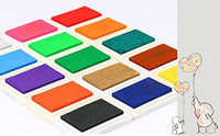 PMLAND - Juego de 15 almohadillas de tinta para sellos de manualidades en papel de madera o tela, 15 colores vibrantes incluidos - Arteztik
