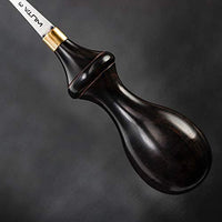 WUTA Beveler Pro - Cortador de bordes de piel (0.024 in, 1 pieza, kit de artesanía en cuero, mango de ébano DC53) - Arteztik

