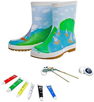 mY DESIGN - Botas de pintura para niños con 6 colores de pintura a juego, fabricadas en Estados Unidos. - Arteztik
