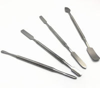 QITOO 4pcs Stainless Steel Wax Clay Sculpting kit Carving Tools Spatula Chisel Halloween Model Make Home DIY Tools - Arteztik
