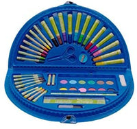 Juego de 112 piezas de arte de media luna, pirata y espacio educativo – dibujo, pintura y más en una caja compacta y portátil | Kit de dibujo profesional para niños, adolescentes y adultos - Arteztik

