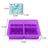 Jucoan - Molde de silicona para jabón (2 unidades) - Arteztik
