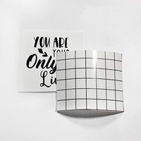 Rollo de papel de transferencia de color negro de 12 pulgadas x 10 pies para vinilo autoadhesivo para tazas, carteles, calcomanías, ventanas, aplicación con alto tope inicial - Arteztik
