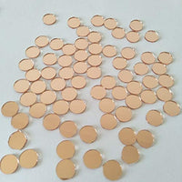 Azulejos de cristal redondos de mosaico para espejos, manualidades con espejo de cristal, círculo real, espejo de mesa, mosaico de espejo redondo - Arteztik
