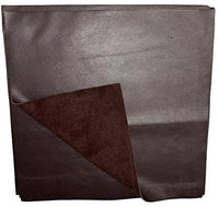 Cuero de vaca de grano natural: piezas de cuero precortadas de 12 x 12 pulgadas (blanco apagado) - Arteztik
