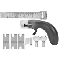 Cortador de correa de cuero profesional, herramienta de corte manual con mango de aluminio para manualidades de cuero - Arteztik
