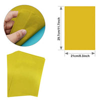 50 hojas de papel de transferencia de carbono con 5 lápices para repujado, papel de calco de carbono para lienzo, papel, madera, bricolaje, carpintería, pintura a mano (8.3 x 11.8 in) - Arteztik
