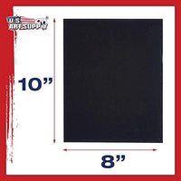 US Art Supply 11 x 14 inch Calidad Profesional sin ácidos Perfil lona 6-Pack – 3/4 12 onza PRIMED Gesso – (1 Full Caso de 6 Individuales Lienzos) - Arteztik
