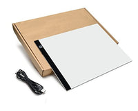 Caja de luz LED A4 Ultra fina alimentado por USB luz ajustable Pad para marcar - Arteztik
