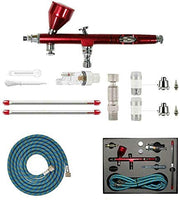 Kit de aerógrafo de doble acción profesional de 0.008 in, 0.012 in, 0.020 in. - Arteztik
