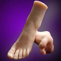 Maniquí de silicona para pies, talla de la vida, modelo de exhibición de piernas femeninas para dibujo, para práctica de uñas, joyas, sandalias, calcetines de zapatos (individual) - Arteztik
