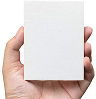 Set de caballetes de lona de 3 x 4 pulgadas de Fixsmith, paquete de 12 unidades, contiene 12 mini lienzos y 12 mini caballetes pequeños, lienzos en blanco estirados y caballetes de madera para pintar, manualidades, dibujo, decoración - Arteztik

