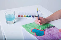 UCreate Papel de acuarela, blanco, paquete, 90lb., 9" x 12", 50 hojas - Arteztik
