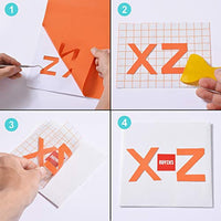 Dorhui - Cinta de transferencia para vinilo, 12.0 in, transparente con rascadores para silueta, Cricut, Cameo, cinta de transferencia de vinilo para calcomanías, letreros, paredes, ventanas (24 hojas) - Arteztik
