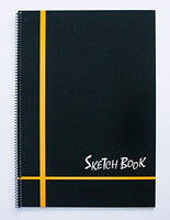 Cuaderno de bocetos de doble cara de 8.3 x 11.8 in, 18 hojas, tapa dura, papel de dibujo duradero, ideal para niños y adultos, fabricado en Japón, calidad premium - Arteztik
