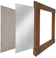 Millcraft Products - Espejos de cristal de repuesto para marcos de fotos, 5 x 7 y 8 x 10 pulgadas, espejos de repuesto para marcos, ideal para collage, artes y manualidades, proyectos de bricolaje (5 x 7) - Arteztik

