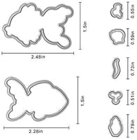 Moldes de metal con forma de marco de amor, herramienta para grabar en relieve para álbumes, tarjetas de papel, álbumes de recortes, manualidades (marco de amor) - Arteztik
