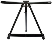 Mont Marte Caballete de mesa para pintar, bonito caballete de pintura para niños, artistas y adultos. Altura ajustable hasta 21 pulgadas., Metal, Negro, Paquete de 1 - Arteztik
