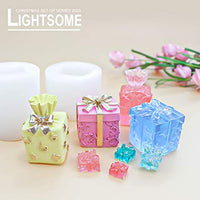 Caja de regalo 3D de cumpleaños moldes de resina para mamá mujeres moldes de epoxi de silicona fundición hecha a mano ornamento decoración Festival fiesta pastel molde DIY chocolate caramelo jabón artesanía velas - Arteztik
