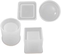 HEALLILY Moldes de resina epoxi para bolígrafos y ceniceros moldes de silicona para hacer herramientas de resina colgante de manualidades 4 piezas - Arteztik
