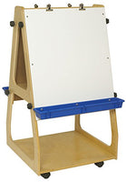 Childcraft 1528609 ajustable móvil arte caballete, 24" x 24" X 43 – 5/8", café - Arteztik
