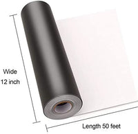 Cinta de papel de transferencia SOMOLUX Roll-12" x 50' para Silhouette Cameo, vinilo adhesivo Kricut para Des, pegatinas, Wacals, letreros, ventanas y otras superficies lisas (0.5'' Red Grid) - Arteztik
