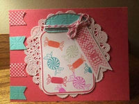 Los sellos de la vida candy2share sellos transparentes para tarjetas y álbumes de recortes (4 x 6 inch hoja) por Stephanie Barnard – Candy y refranes a juego - Arteztik
