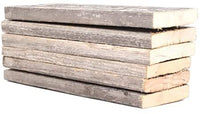 Barnwood Decor of OKC | Barnwood Craft Wood para proyectos de bricolaje [100% auténtica madera regenerada] Tablones de madera rústica para manualidades, proyectos y decoración (6 tablones – 12 pulgadas) - Arteztik
