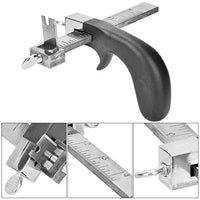 Cortador de correa de cuero profesional, herramienta de corte manual con mango de aluminio para manualidades de cuero - Arteztik
