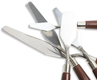 CONDA herramientas de pintura para cuchillos de paleta, mango de madera para cuchillos de metal - Arteztik
