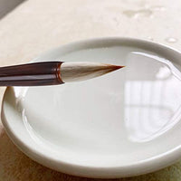 MEGREZ - Brocha china para caligrafía, kanji, arte japonés, sumi, pintura, dibujo, práctica, para estudiantes y principiantes, brocha de pequeño tamaño de oveja de lobo - Arteztik

