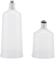 TOPINCN - Pistola de pintura de plástico para aerógrafo, vaso de aerógrafo, accesorios para regadero, spray, pintura, vaso roscado, 2 piezas/juego - Arteztik
