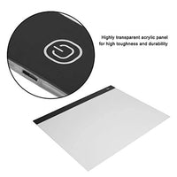Almohadilla de luz LED A3, brillo ajustable, grande, delgada, portátil, para plantillas, libros de acrílico, bocetos, dibujo, función de memoria, alta dureza, fácil de usar - Arteztik
