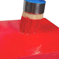 Cepillo de pintura de tiza y cera, para muebles, pintura profesional grande redonda hecha a mano con todas las cerdas naturales - Arteztik
