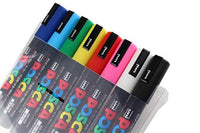 Uni Posca - Rotulador de punta media, 8 colores (PC-5M 8C) - Arteztik
