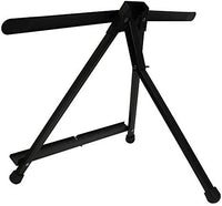 Mont Marte Caballete de mesa para pintar, bonito caballete de pintura para niños, artistas y adultos. Altura ajustable hasta 21 pulgadas., Metal, Negro, Paquete de 1 - Arteztik
