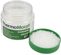Pellets de plástico moldeable ThermoMorph, reutilizables, reutilizables, térmicas, plegables, ideales para esculpir y manualidades, perfectos para dientes falsos y afilados de Cosplay, 8.8 onzas - Arteztik
